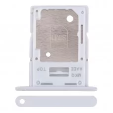 Para Samsung Galaxy A15 4G SM-A155F Bandeja de tarjeta SIM original + Bandeja de tarjeta SIM / Micro SD (azul bebé)